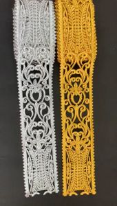 Renda Bordir Aksesoris Pakaian Motif Pintu Aceh