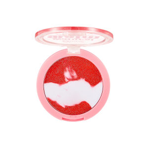 Phấn định hình Hồng ocheal đường viền ba chiều tự nhiên nhẹ không thấm nước kiểm soát dầu đựng bột phấn trang điểm che khuyết điểm mờ không bị kẹt