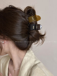 Simple Small Shark Hair Clip Womens New 2025 Elegant Feeling Hair Grips High End Personality Hair Accessories Back of Head