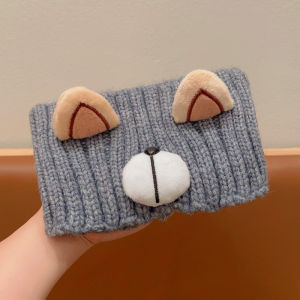 Knitted Headband for Children Outdoor Sports Sweat Absorbent Wide Edge Hair Accessories for Girls And Boys High Elasticity