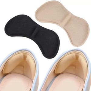 1คู่ แผ่นรองส้นรองเท้าแบบฟองน้ำนุ่ม แผ่นรองรองเท้าส้นสูงสติ๊กเกอร์ป้องกันการสึกกร่อนเพื่อบรรเทาอาการปวด แผ่นแปะรองเท้าแบบมีกาวในตัว อุปกรณ์ดูแลรองเท้า