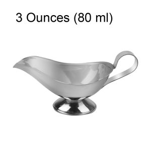 Fruit Salad Dressing Black Pepper Sauce Cup Kitchen Home Tool 304 Stainless Steel Western Food Juice Boat Restaurant Bar Tool