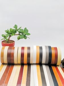 New Fashionable Wood Grain Self Adhesive Beautifying Sealing Stickers for Cabinet Doors Edge Furniture Decoration Wall Background Liner