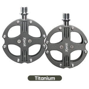 KWOK 3 Bearing Bicycle Pedals CNC Ultralight BMX MTB Bike Pedals Non-slip Aluminum Alloy Anti-skid Mountain Bike Cycling Parts