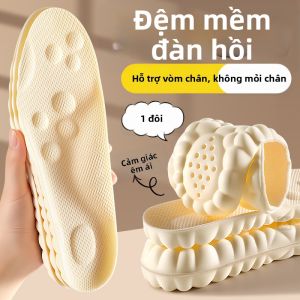 ZHIHAOEN | Đệm Lót Giày Hỗ Trợ Cung Chân Thoáng Khí Hấp Thụ Ẩm