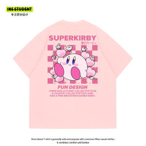 Cute Japanese Style Pure Cotton Short Sleeve T-Shirt for Women Summer New Chess Board Print Loose Fit Versatile Top for Students