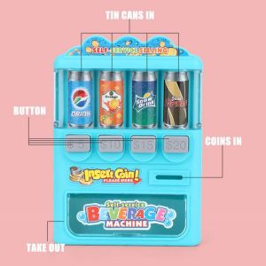 Mainan Mesin Minuman Otomatis Anak Koin Vending Machine Minuman Drink Mini Murah