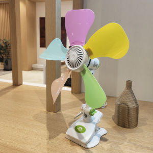 Small Angel Three-Leaf Student Fan JFC11-26B Clamp Desk Fan Gaomi Mountain Brand Quiet Operation Foldable Mechanical Control