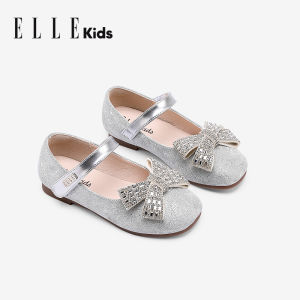 Elle Kids Crystal Princess Shoes Girls Fashionable Spring Summer Autumn Childrens Single Shoes Bright Sequin PU Material