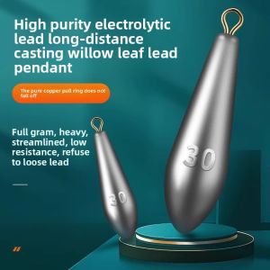 10g 15g 20g 30g 40g 50g 60g  80g 100g fishing weight sinker deep water drop Bullet Weight Sinkers Fishing Tackle Accessories