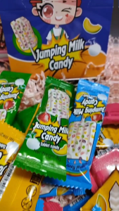 30PCS JUMPING MILK CANDY POWER POPPING LOLLIPOP LOOTBAG FILLERS SUGAR CRASH