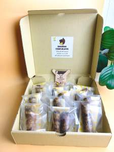 กล้วยม้วนช็อกโกแลต setกล่องใหญ่15ซอง