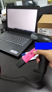 BARCODE SCANNER LASER VSC BS-1808 (USB) AUTOSCAN - AUTOSENSE TERMURAH
