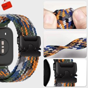 สายนาฬิกาข้อมือแบบถักไนลอนยืดหยุ่นสำหรับ Huawei Watch Fit 4 pro/4/3 สายรัดข้อมือสำหรับผู้ชายและผู้หญิง สำหรับ Huawei Fit 2 Fit 1