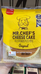 Hỏa Tốc Date 08/27 Bánh bông lan phô mai ông già Mr. Chefs Cheese Cake 105g - Original