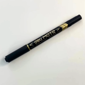 Deli Mate Permanent Marker Black 12pcs EU10220