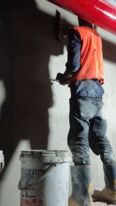 ROSKAM RASKAM 40cm BESI BAJA POLOS / GERIGI PERATA ACIAN / PLASTERING TROWEL