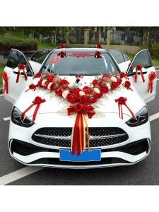 FENGHONGTAO | Trang Trí Hoa Trước Xe Cưới Sáng Tạo Cao Cấp