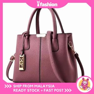 iFASHION 2026 READY STOCK Women Sling Crossbody Shoulder Handbag Bag Wanita Perempuan PU Beg Sandang Tangan