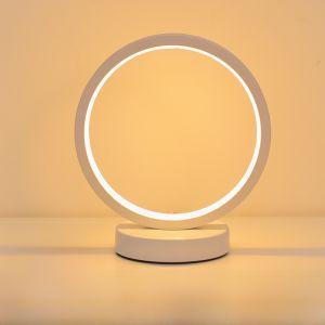 Nordic Night Light round Ring Eye Protection Bedroom Sleep Bedside Lamp Atmosphere Remote Control LED Baby Feeding Creative