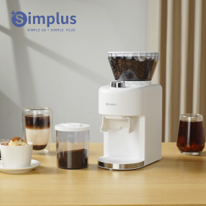 Simplus Electric Coffee Bean Grinder 35 Grind Settings Household Smart Grinder Customizable Quantity