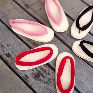 Demon Slayer Kimetsu No Yaiba Cosplay Clogs Geta Nezuko Kimono Shoes เนสึโกะ รองเท้า ⊕เด็ก