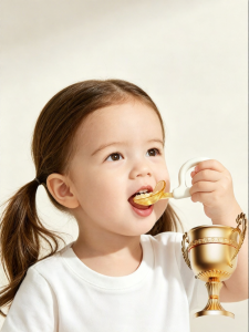 PUTOT | Self-Feeding Training Baby Spoon and Fork PPSU