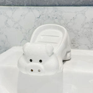 Cute Pig Pig Electric Toothbrush Holder Bathroom Washstand Toothpaste Storage Shelf Toilet Washbasin Toothbrush Placement Rack