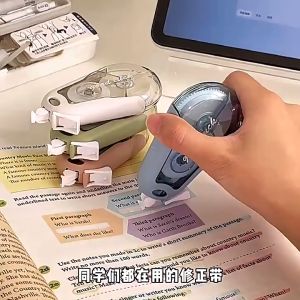 4 Pack Macaron Color Correction Tape Easy To Use Instant Corrections for StudentsOffice Workers