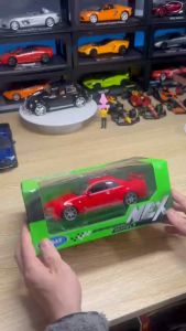 Mô Hình Xe Ôtô Kim Loại 1/24 Siêu Xe NISSAN SKYLINE GTR34 Welly Dùng Để Trưng Bày Bàn Làm Việc Làm Đồ Chơi Trẻ Em