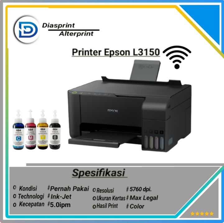 Printer Epson L3150 All In One EcoTank WiFi Lazada Indonesia