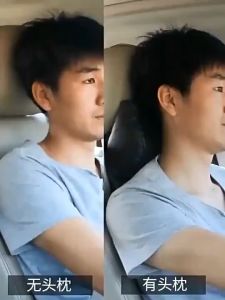 Bantal Kepala Jok Mobil Polos PREMIUM V Shape