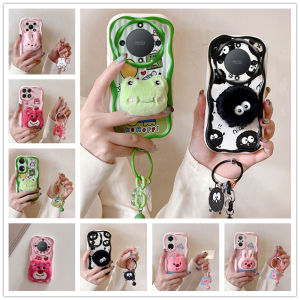 Casing for Honor X9b X9a X9 X8 X7 4G 5G Huawei Nova Y71 Y70 Nova 9 SE Cute Cartoon Plush Doll Phone Case Cream Border Silicone Soft Cover with Pendant Ring 2024