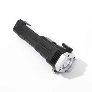 Car Safety Hammer Flashlight Multifunctional Power Bank Work Light Emergency Window Breaker Self Defense Tool with Seatbelt Cutt