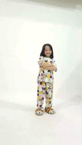Kiminori VADA.CP Setelan Baju Tidur Anak Lengan Pendek