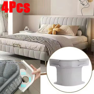 คลิปยึดผ้าปูที่นอน4ชิ้นตัวหนีบผ้าปูเตียงแบบหนักที่รัดมุมผ้าคลุมเตียงสายรัดคลิปยึดที่จับยึดไม่ลื่น