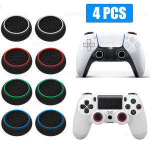 Tectinter | 4PCS Silicone Analog ThumbStick Grip Caps for PS5/PS4/PS3/Switch 2 Cover for Xbox One/Xbox Series X S/Xbox 360 Controller