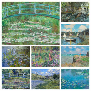 1000PCS-50X70CM Iconic Claude Monet Impressionist Artwork Jigsaw Puzzle Stress Relief Puzzle Wall Art Decor Gift