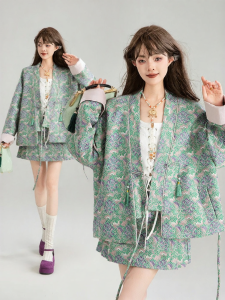 Keiko | Silk Brocade Traditional Style Outfit
