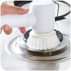 Magic Brush Sikat Elektrik 5 in 1 Sikat Dapur  5 in 1 Electric Cleaning Brush