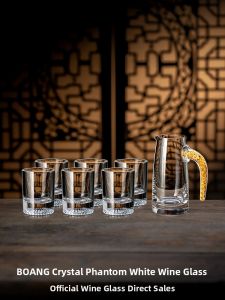 BOANG | Bộ Ly Rượu Baijiu Thủy Tinh Sang Trọng cho Sử Dụng tại Nhà