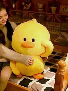 Duck Plush Toys Duck Doll Big Yellow Duck Stuffed Animals Toys for Baby Pillow Birthday Gift Decor Kawaii Duck Plushie