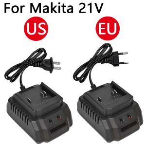 21V 3A Battery Charger Suitable For Makita Tools 2a 1.2a 0.5a EU/US Power Tool Portable High Quanlity Smart Fast Li-ion Charging