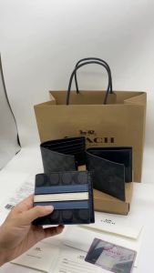 mens wallet casual retro leather wallet mens short multi slot coin purse small card bag 74993