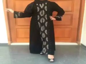 Galeri Abaya Zigas Busui Set Pashmina Dress Turki Style Gamis Mewah Wanita Arab Hitam Lebaran Terbaru 2024