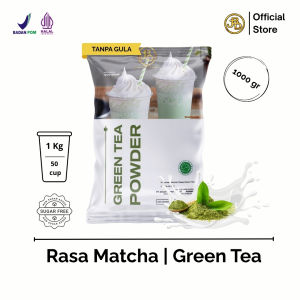Bubuk Minuman Premium MATCHA/GREEN TEA 1Kg || Jakarta Bubble Drink