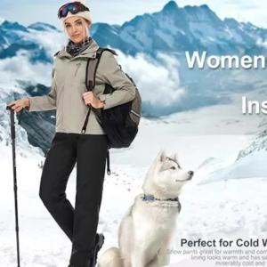 Women Winter Pants Are Warm Waterproof Windproof Camping Outdoor Travel Mountain Climbing Cycling Sports Pants