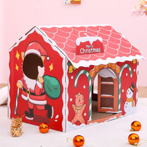 Thảm Cào Móng Cho Mèo Thùng Carton Nhất Thể Ổ Mèo Hộp Giấy Cho Mèo Chịu Mài Mòn Không Rơi Vỡ Bàn Cào Móng Cho Mèo Nhà Mèo