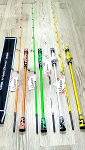 EUPRO TRIPLE STAR SOLID CARBON JIGGING FISHING ROD
