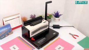 Effice Depot - C9028A Electric Spiral Coil Binding & Manual Hole Punching Machine